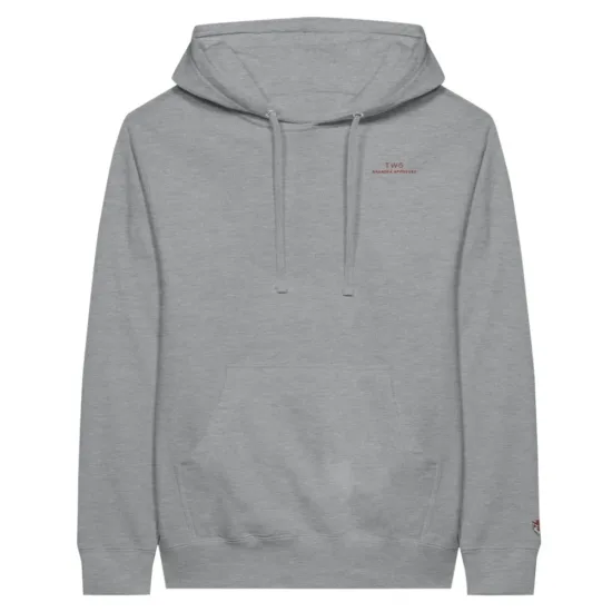 Gray wise guys premium hoodie