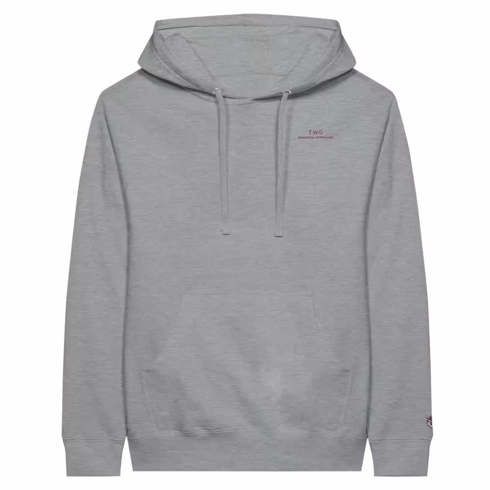 Gray wise guys premium hoodie