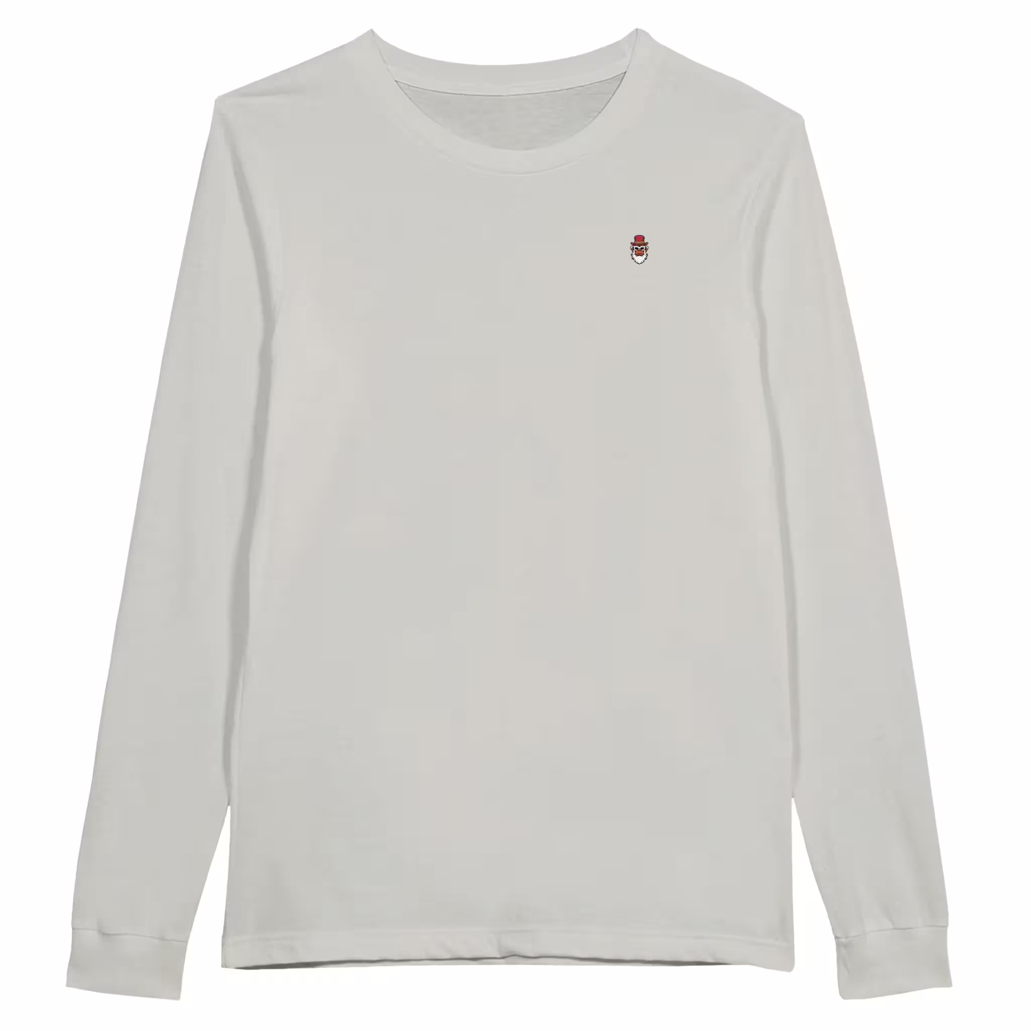 Wise guys longsleeve print shirt in ash