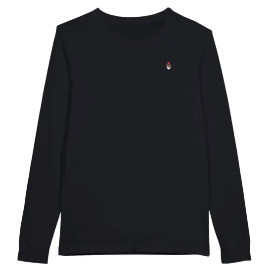 Wise guys longsleeve print shirt in dark gray