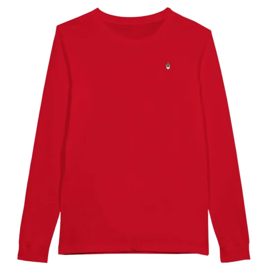 Wise guys longsleeve print shirt in red