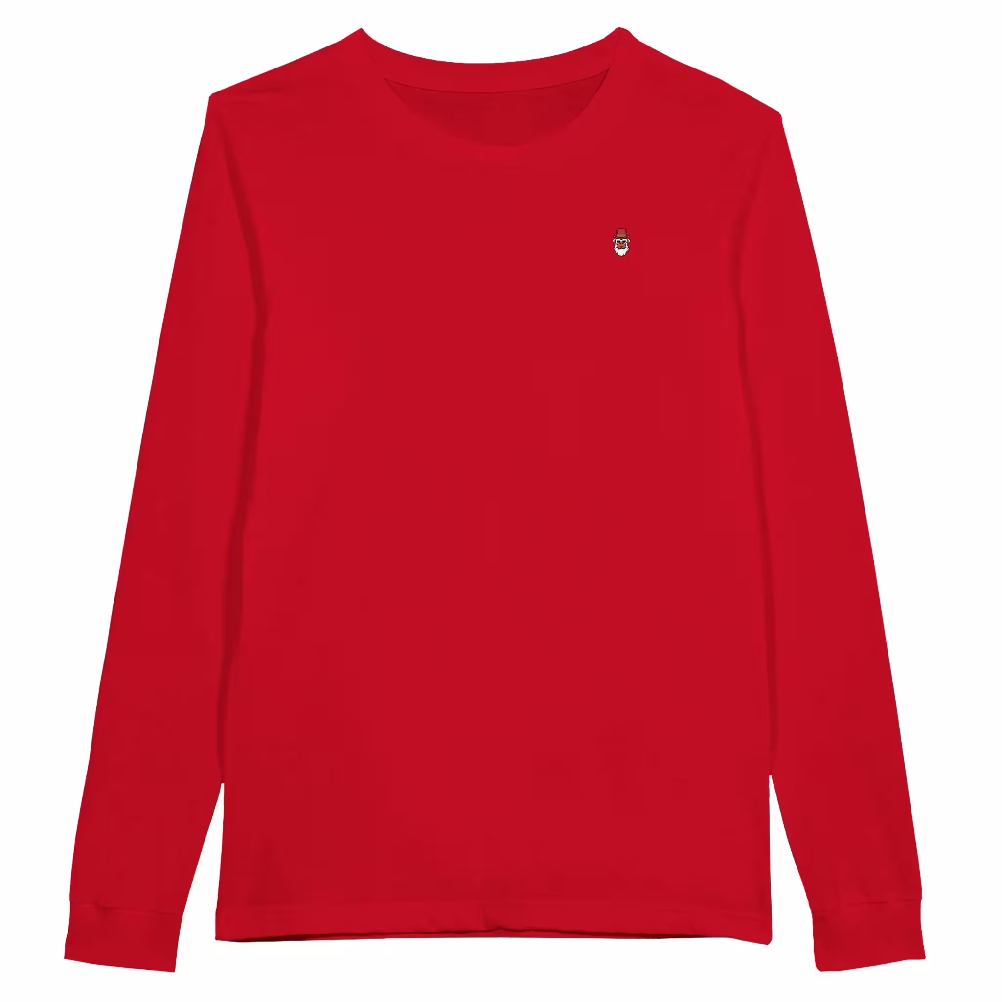 Wise guys longsleeve print shirt in red