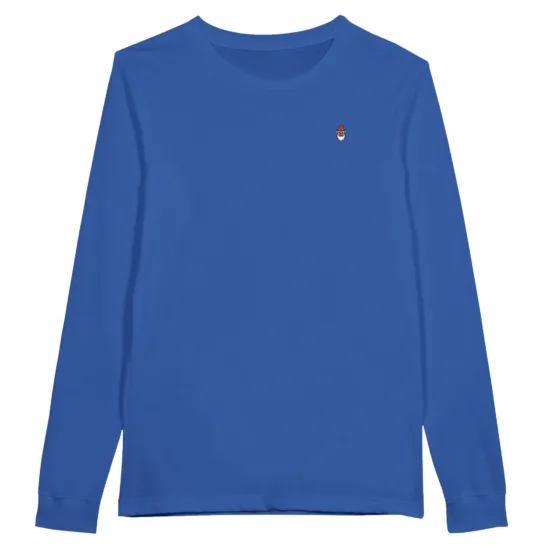 Wise guys longsleeve print shirt in true royal